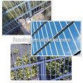 Precio de fábrica paneles de cerca de malla de alambre doble pintados de verde carbón
